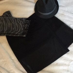 White House Black Market faux wrap skirt